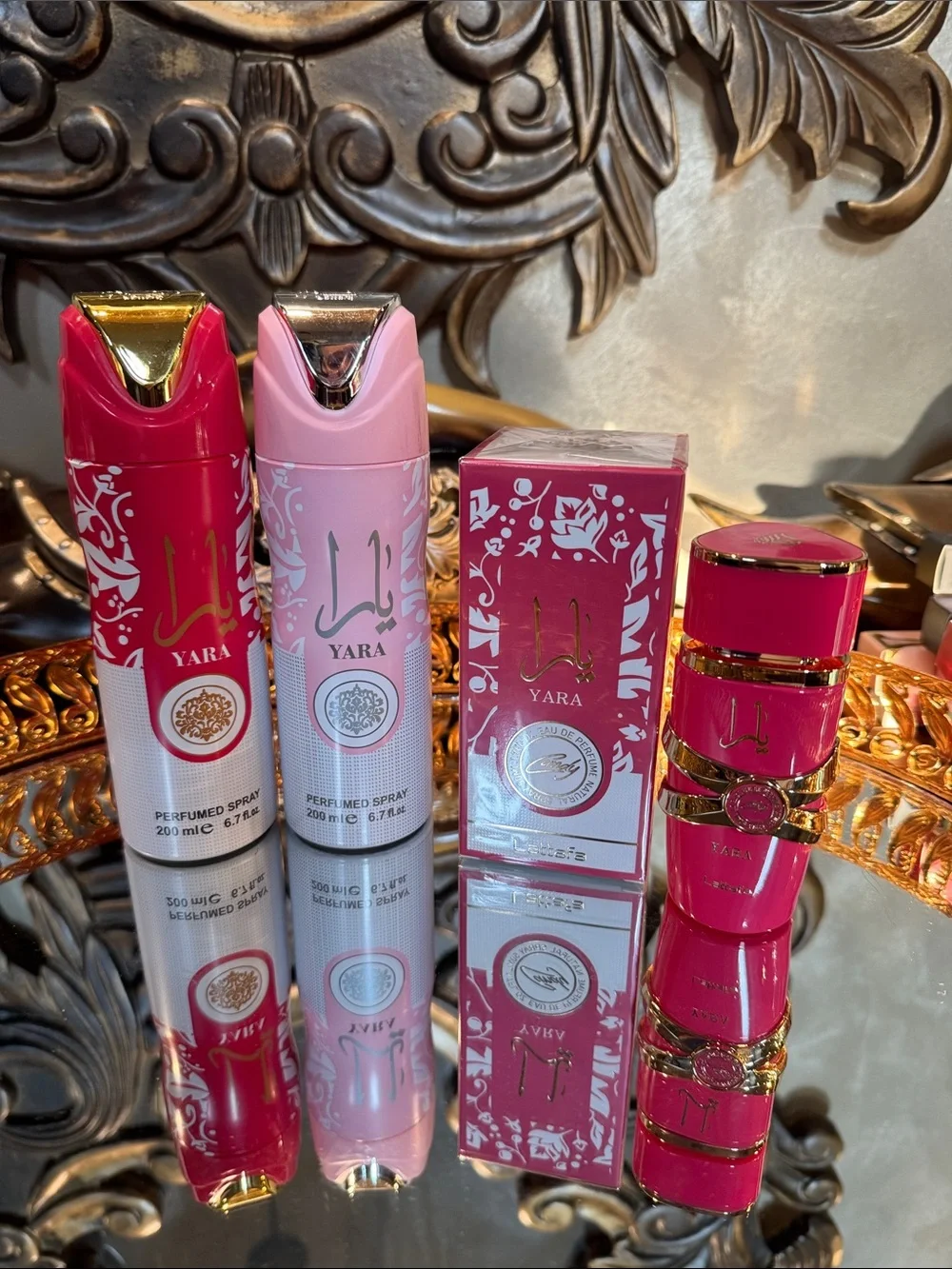 BUNDLE Yara Women's Fragrance Set — Yara perfume 50ml And 2 Yara body sprays